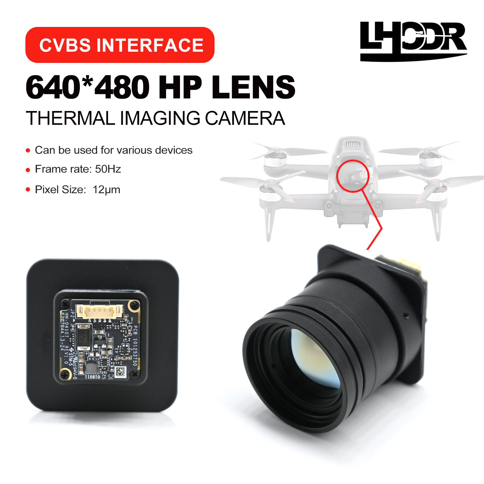 30mm 640x480 pix Drone thermal - Drone Cinematic のレビューと価格