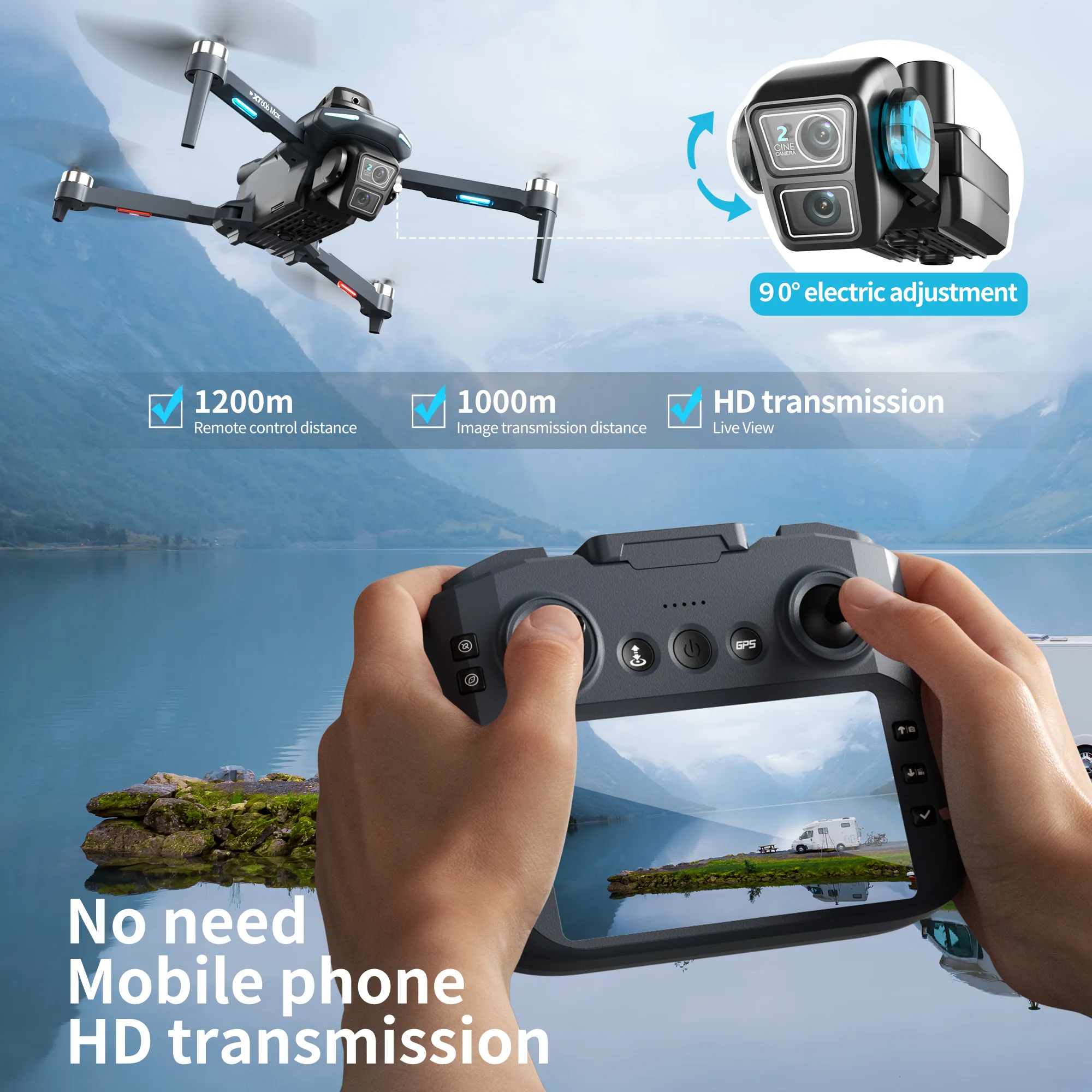 Lenovo XT606 Drone Professiona - Drone Multispectral のレビューと価格