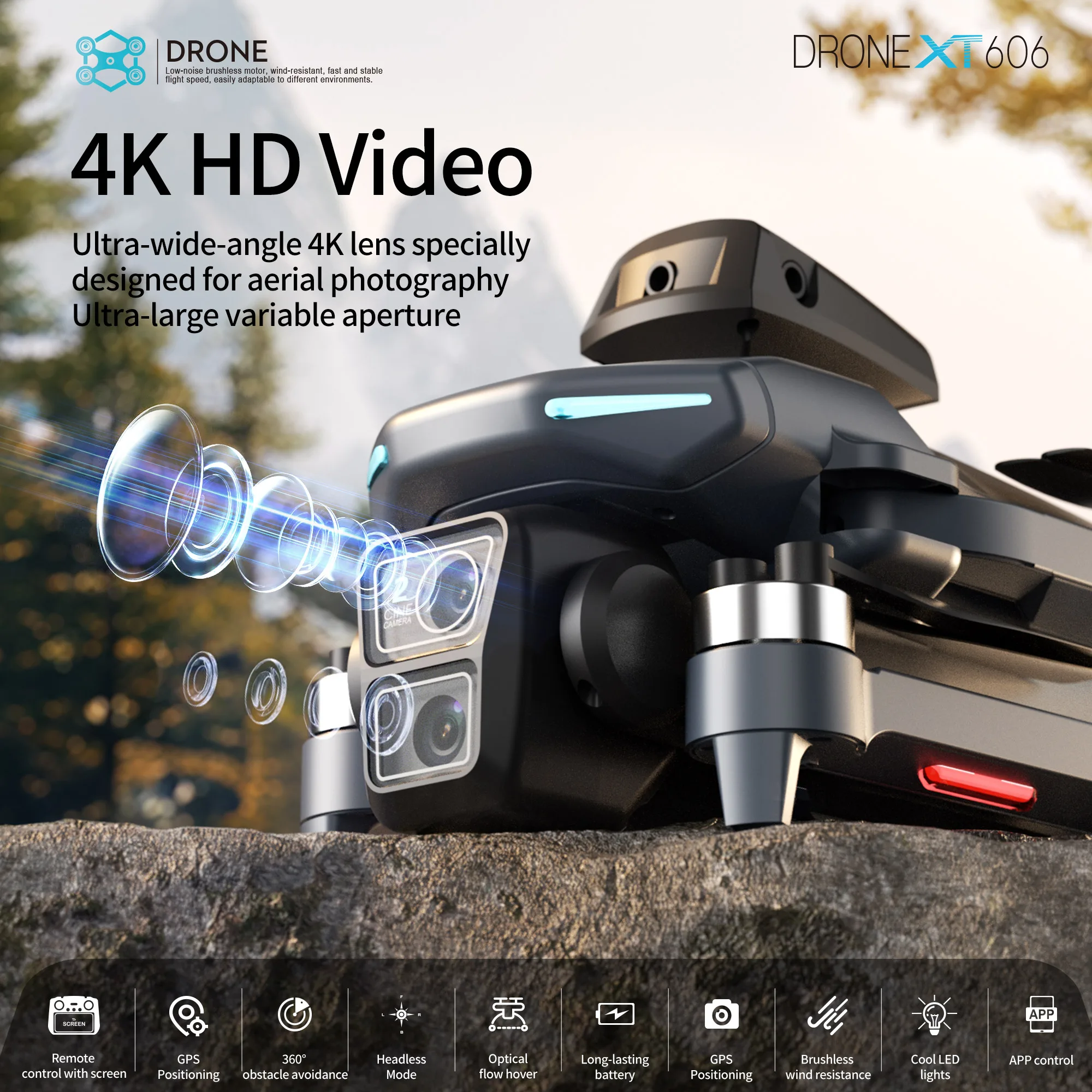 Lenovo XT606 MAX GPS Drone 4k  - Drone Surveying のレビューと価格