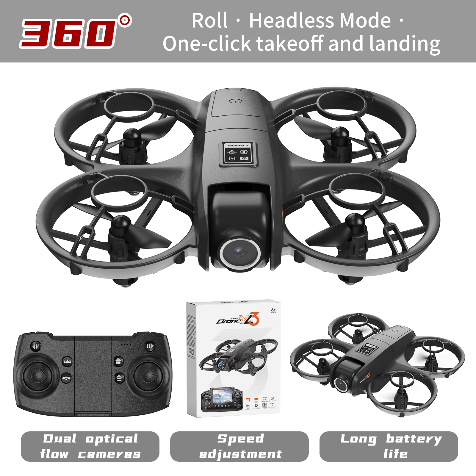 YL3 Remote-Controlled Drone wi - Drone Cinematic のレビューと価格