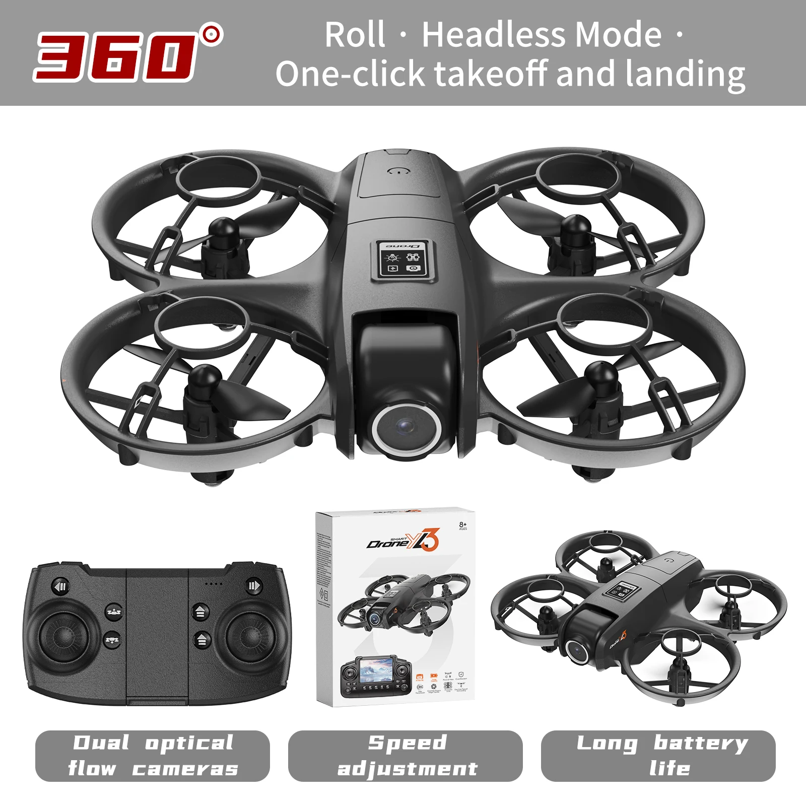 New YL3 RC Drone 8K 1080P Wide - Drone Surveying のレビューと価格