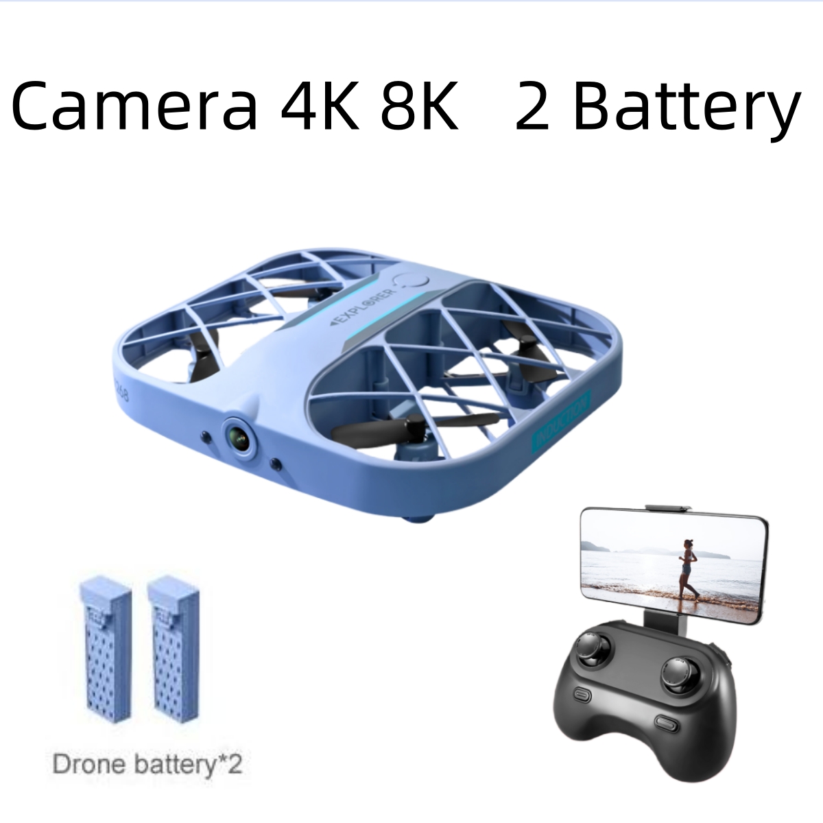 JJRC H107 FPV RC Drone with 2  - Drone Cinematic のレビューと価格