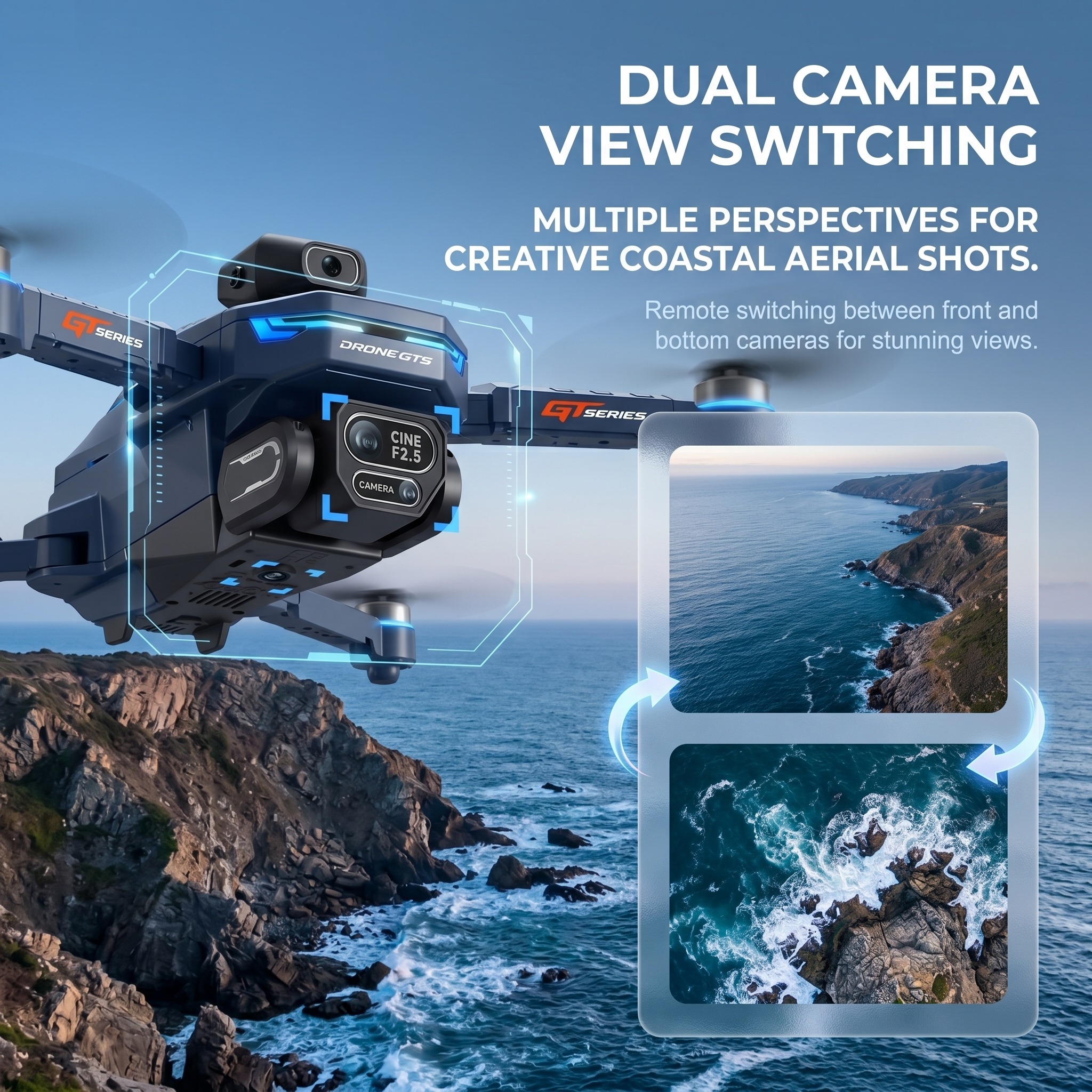New Drone GT8 8K Professional  - Drone Surveying のレビューと価格